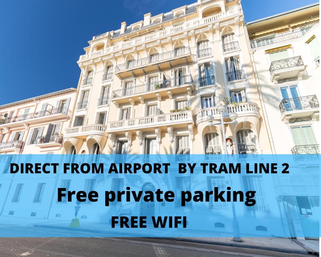Le 323 Prom - 2 Chambres - Ac - Parking - Tram Et Supermarche Proches - Front De Mer Nice Ngoại thất bức ảnh